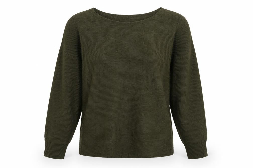 Womens UK Size S New Look Green Pullover Jumper