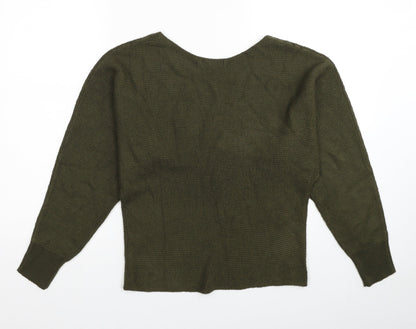 Womens UK Size S New Look Green Pullover Jumper