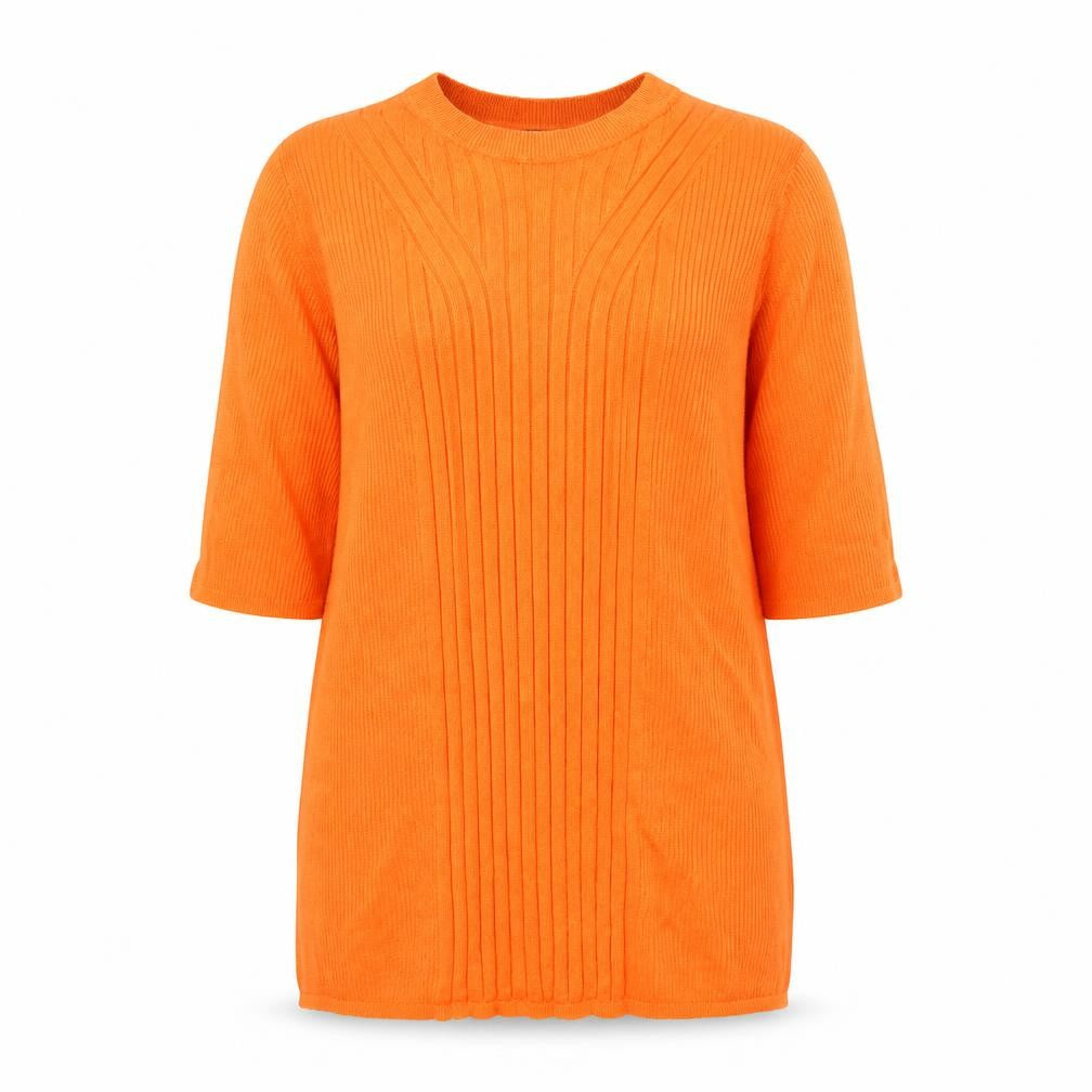 Womens UK Size L Marks and Spencer Orange Pullover Jumper
