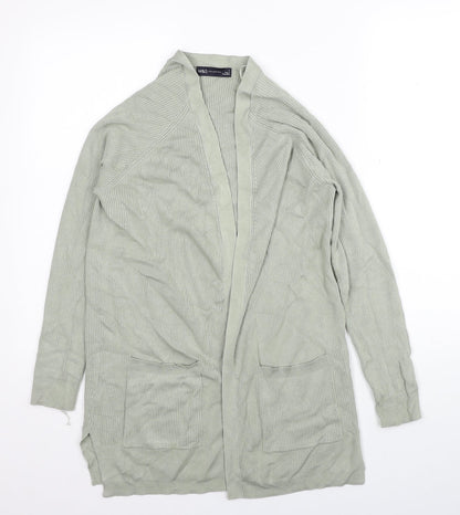 Womens UK Size S Marks and Spencer Green Cardigan Jumper