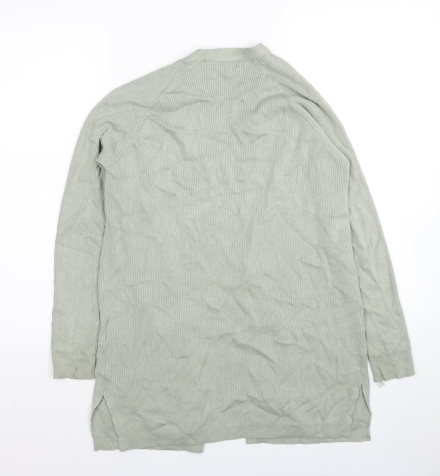 Womens UK Size S Marks and Spencer Green Cardigan Jumper