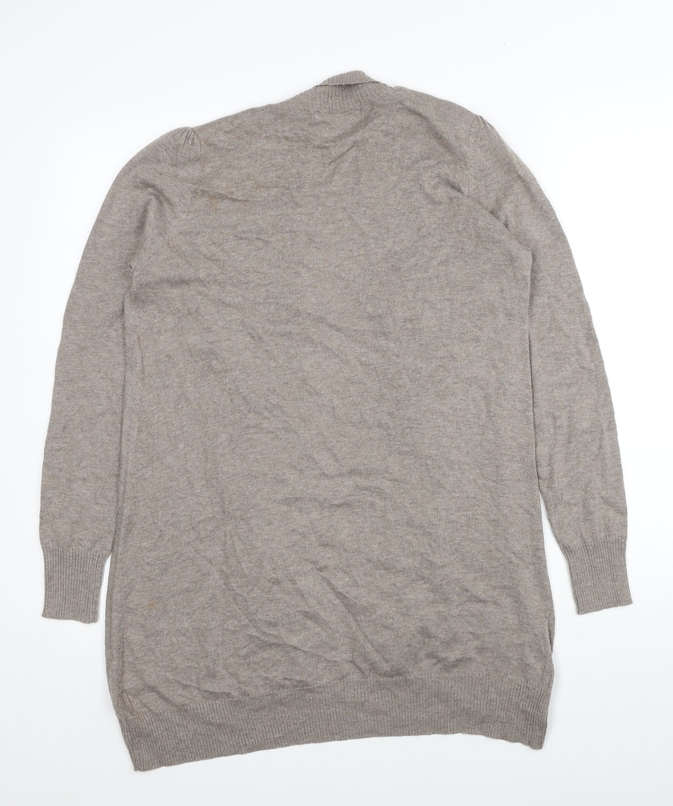 Womens UK Size 12 Marks and Spencer Beige Cardigan Jumper