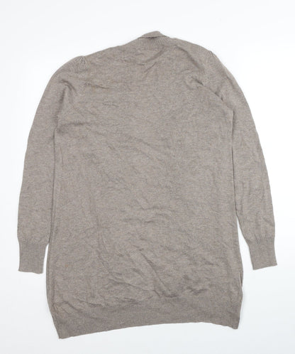 Womens UK Size 12 Marks and Spencer Beige Cardigan Jumper