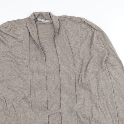 Womens UK Size 12 Marks and Spencer Beige Cardigan Jumper