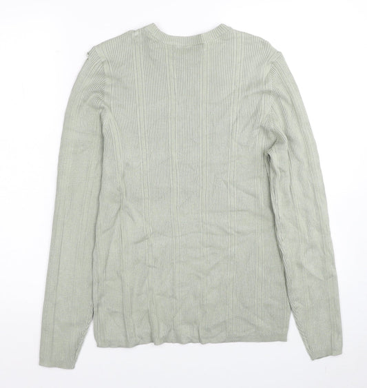 Womens UK Size 16 Marks and Spencer Green Pullover Jumper