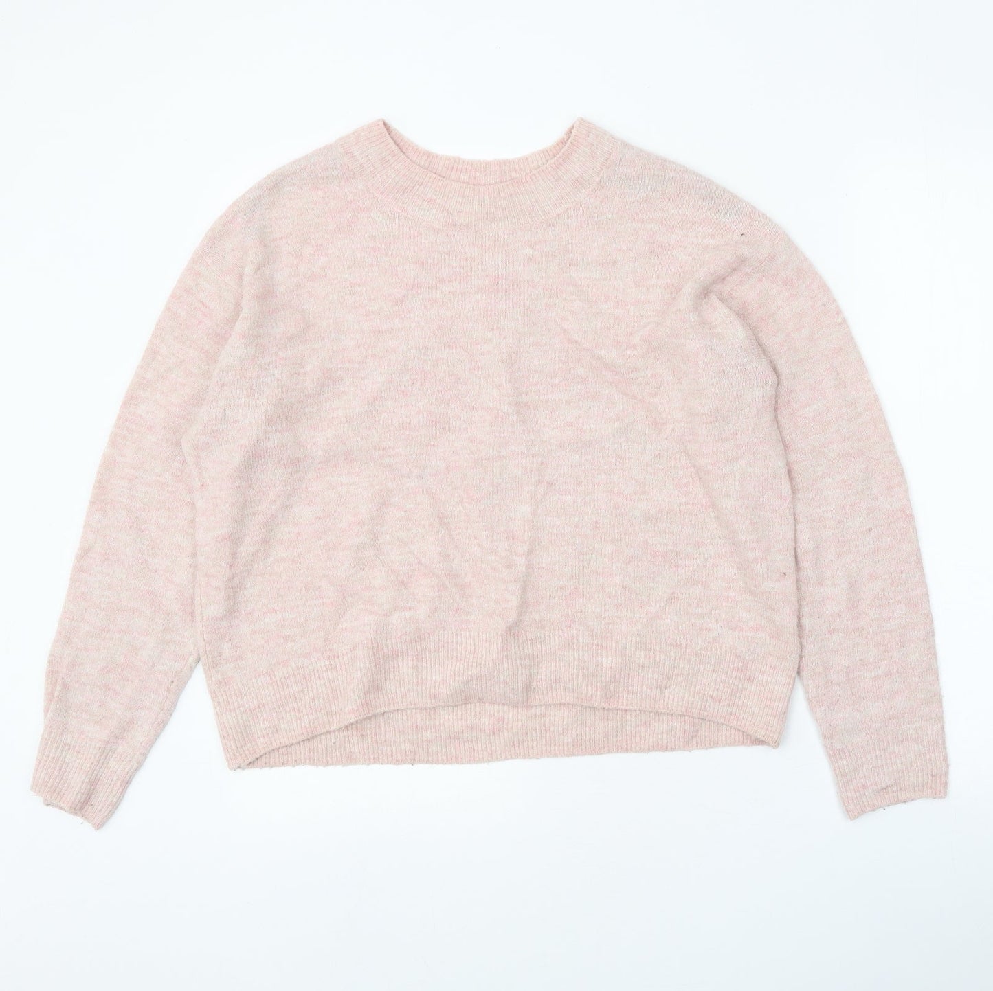 Womens UK Size XS H&M Pink Pullover Jumper