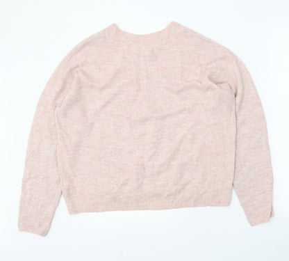 Womens UK Size XS H&M Pink Pullover Jumper