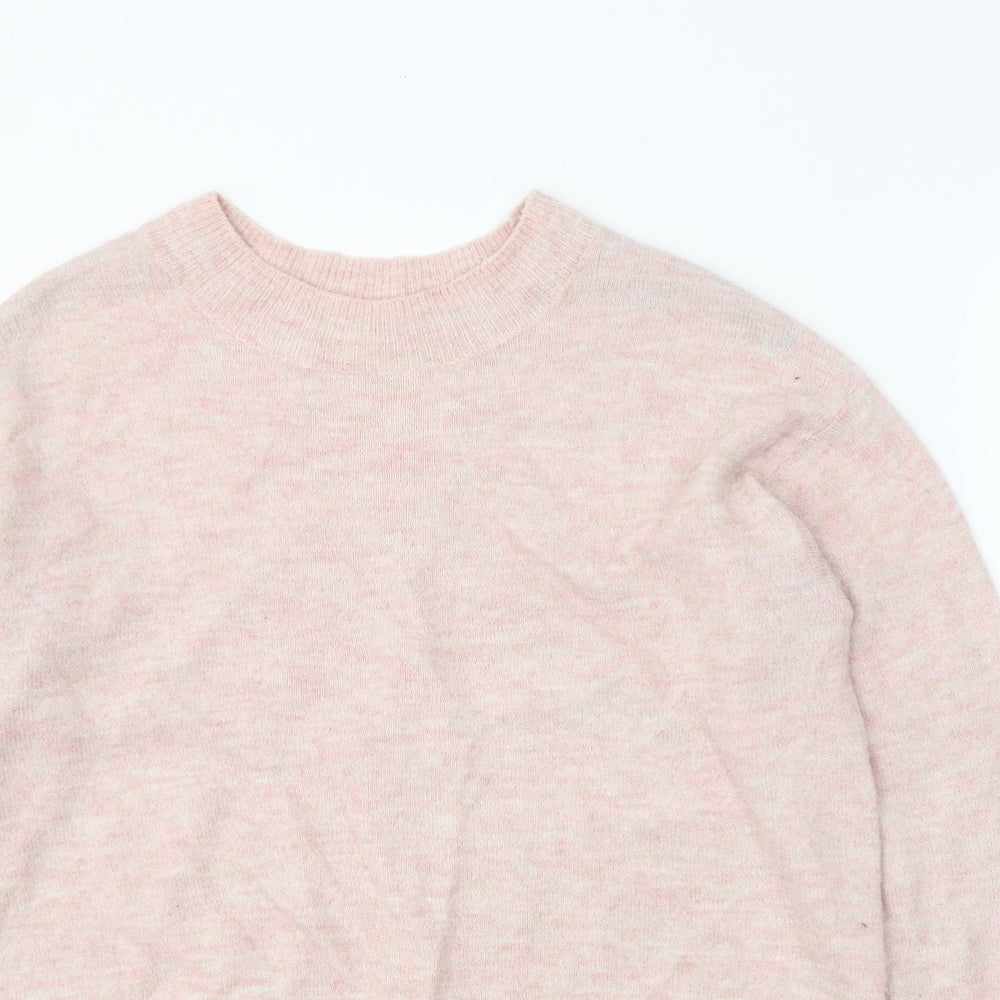 Womens UK Size XS H&M Pink Pullover Jumper