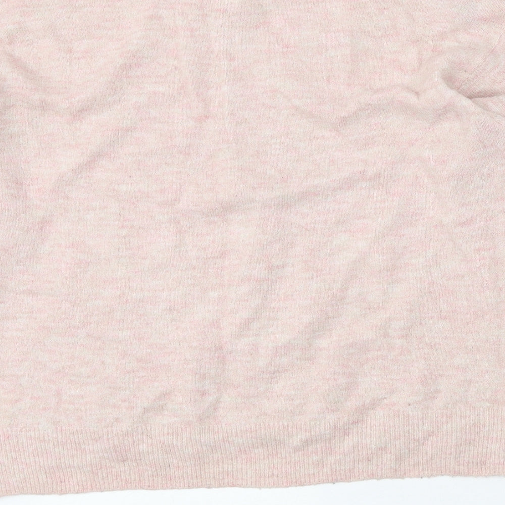 Womens UK Size XS H&M Pink Pullover Jumper