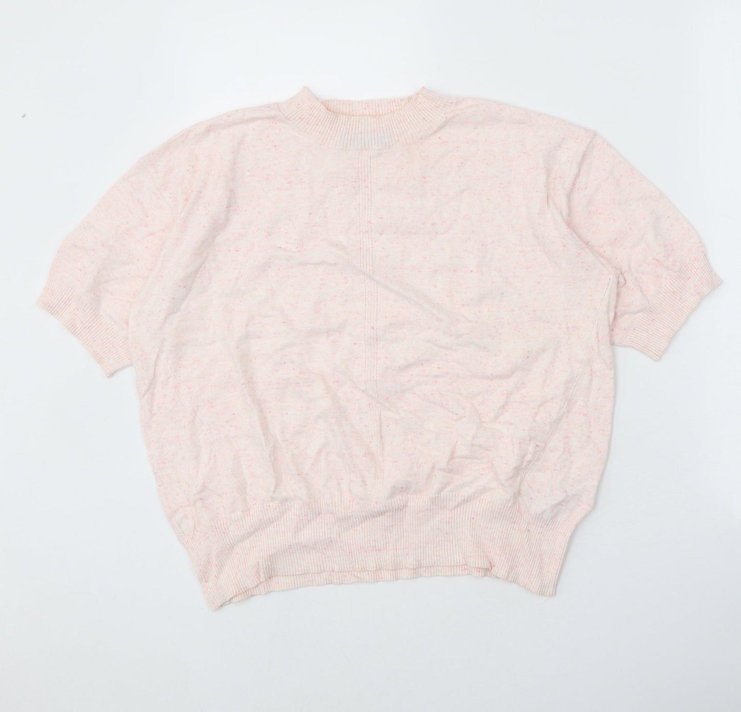 Womens UK Size M Marks and Spencer Pink Pullover Jumper