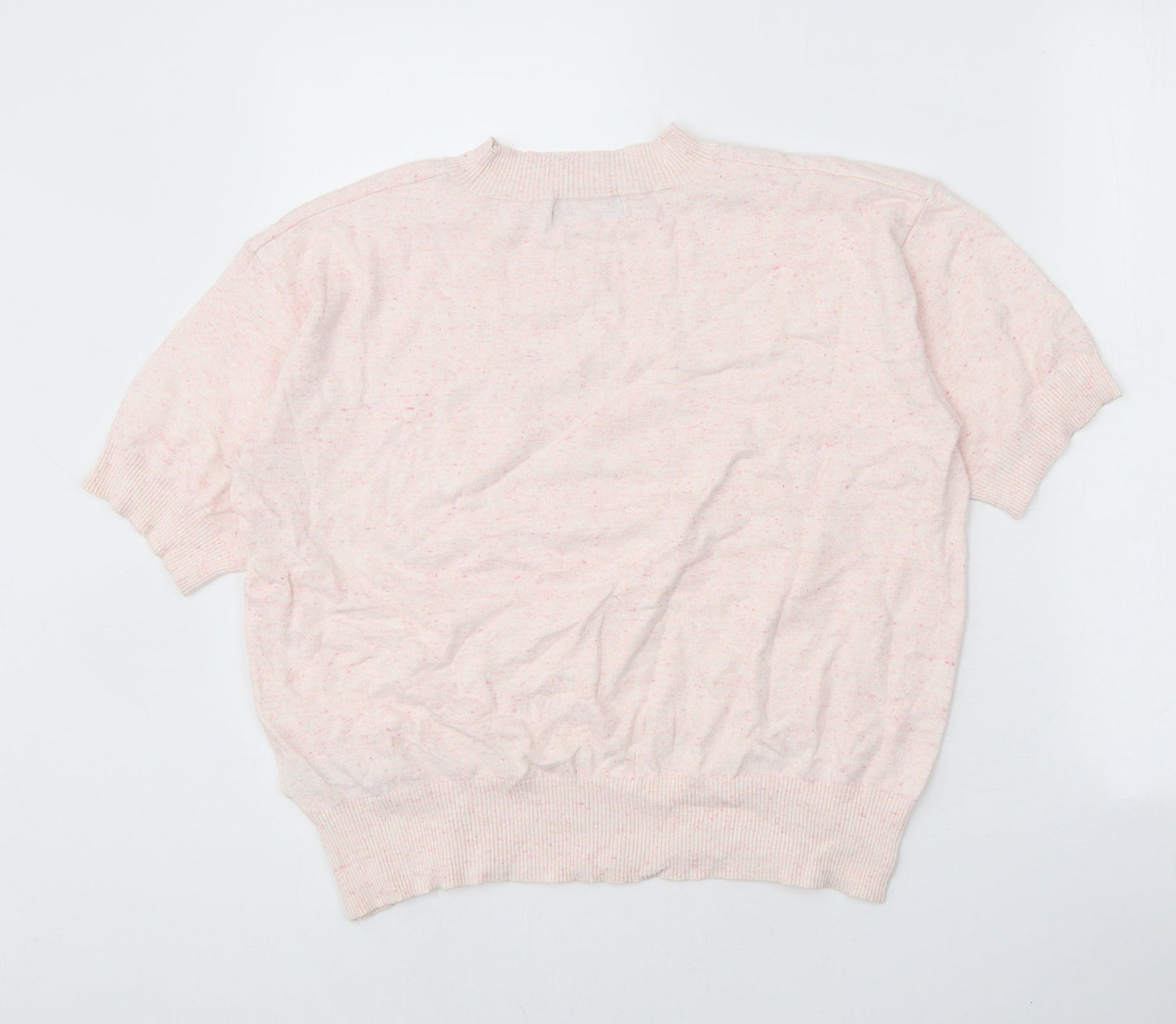 Womens UK Size M Marks and Spencer Pink Pullover Jumper