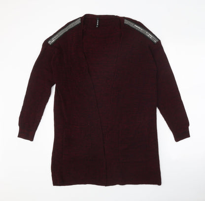 Womens UK Size S Stradivarius Red Cardigan Jumper