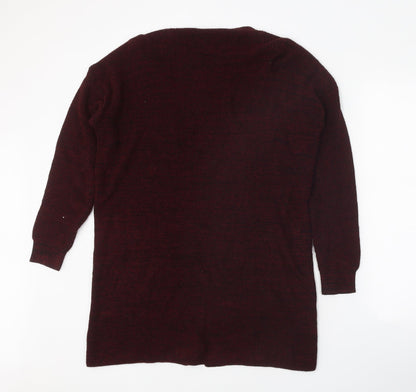 Womens UK Size S Stradivarius Red Cardigan Jumper