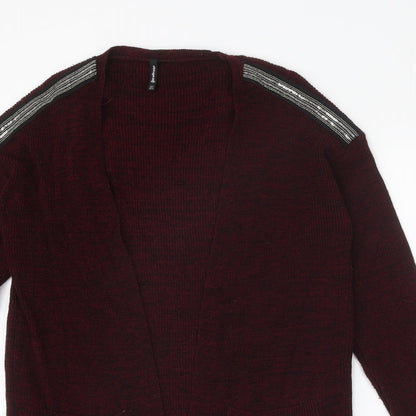 Womens UK Size S Stradivarius Red Cardigan Jumper
