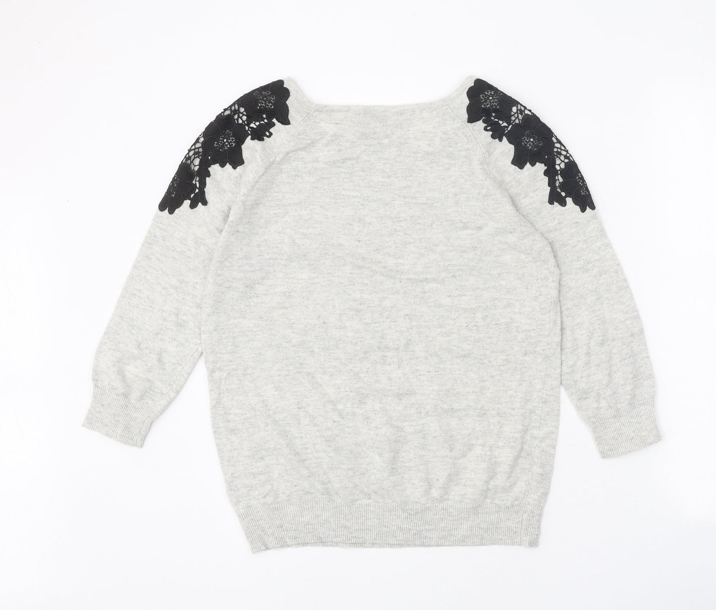 Womens UK Size 12 Wallis Grey Pullover Jumper
