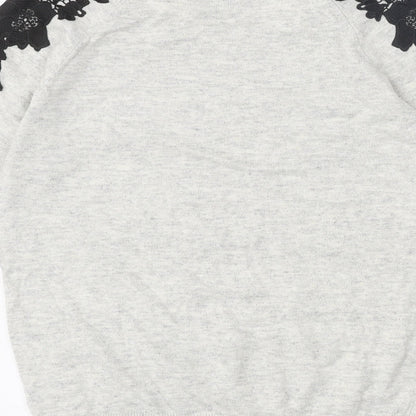 Womens UK Size 12 Wallis Grey Pullover Jumper