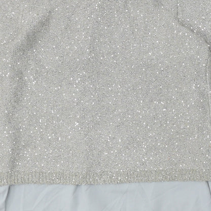 Womens UK Size S Yumi Grey Pullover Jumper
