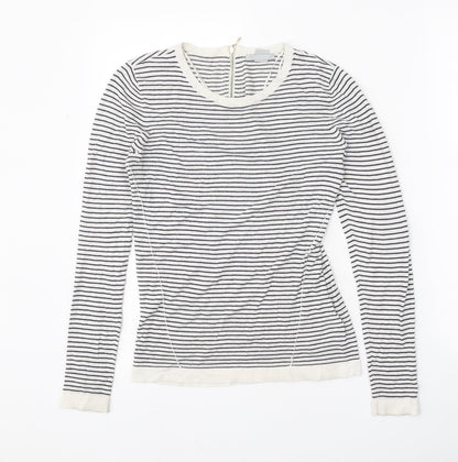 Womens UK Size S H&M White Pullover Jumper