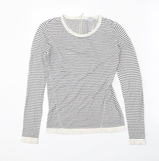 Womens UK Size S H&M White Pullover Jumper
