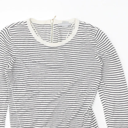 Womens UK Size S H&M White Pullover Jumper