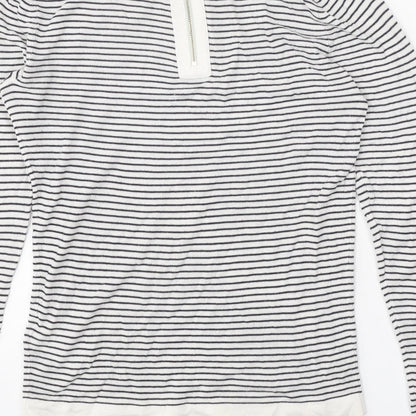 Womens UK Size S H&M White Pullover Jumper