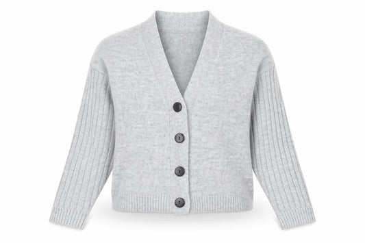 Womens UK Size 8 ASOS Grey Cardigan Jumper