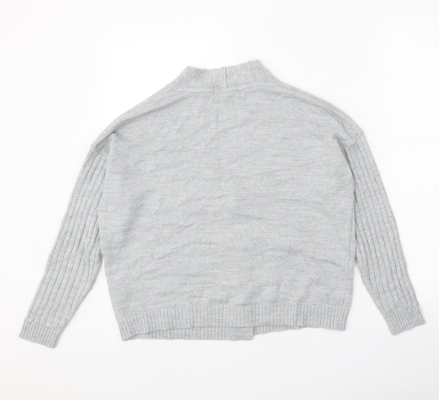 Womens UK Size 8 ASOS Grey Cardigan Jumper