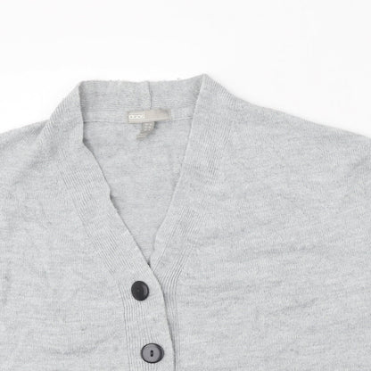 Womens UK Size 8 ASOS Grey Cardigan Jumper