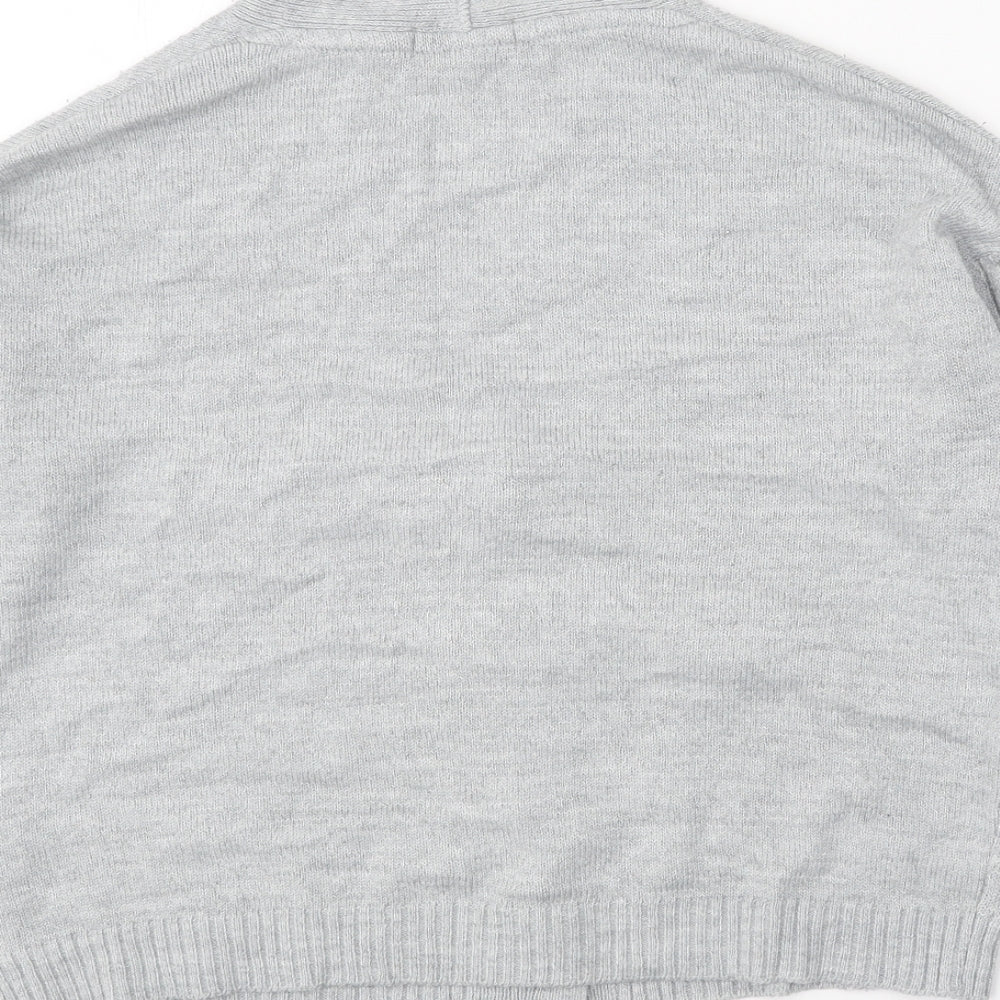 Womens UK Size 8 ASOS Grey Cardigan Jumper
