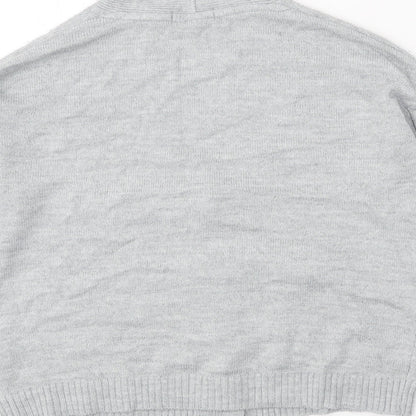 Womens UK Size 8 ASOS Grey Cardigan Jumper