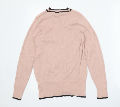 Womens UK Size 14 Marks and Spencer Pink Pullover Jumper