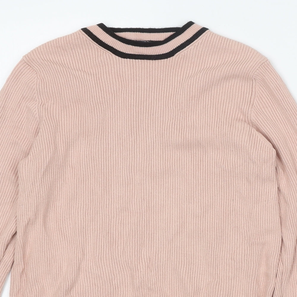 Womens UK Size 14 Marks and Spencer Pink Pullover Jumper