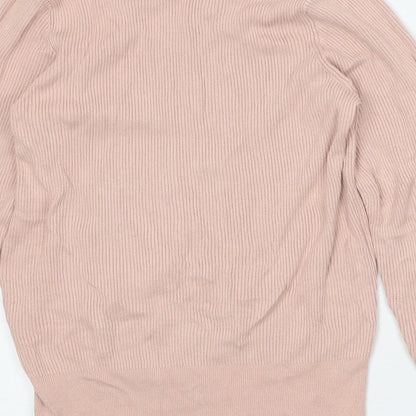 Womens UK Size 14 Marks and Spencer Pink Pullover Jumper