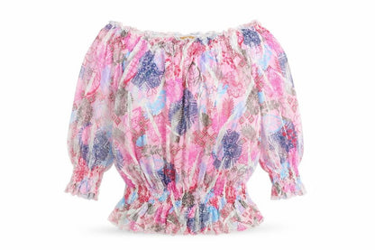Womens UK Size 14 Buffalo Pink Basic Blouse