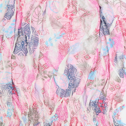 Womens UK Size 14 Buffalo Pink Basic Blouse