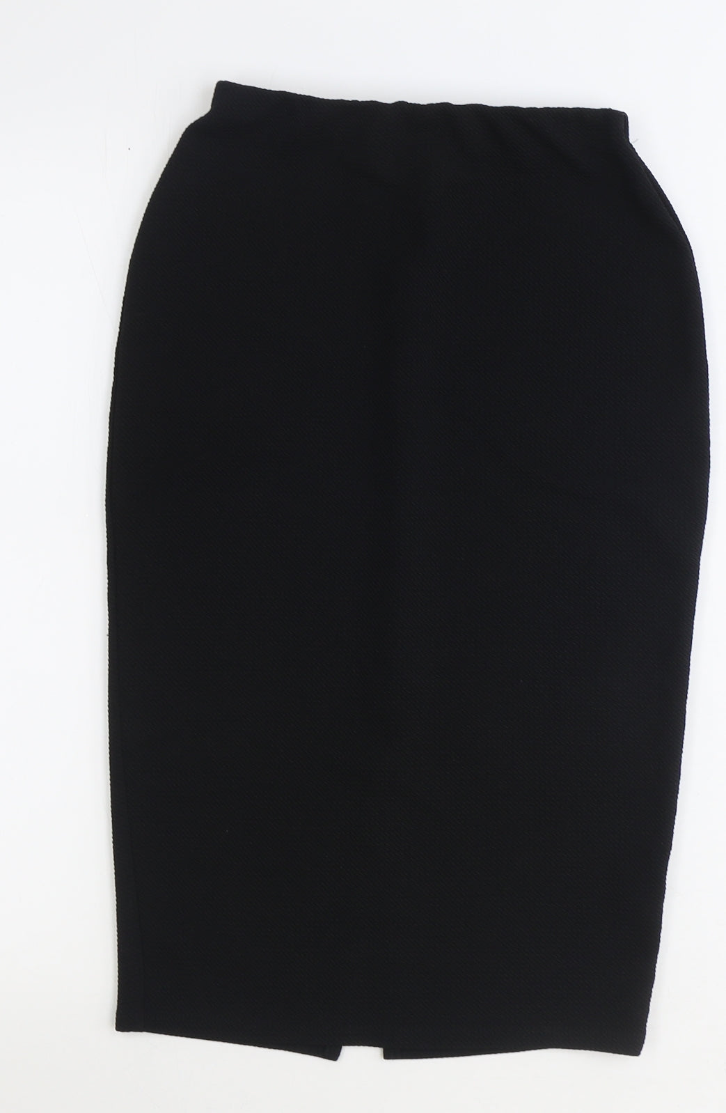 Papaya Womens Black Polyester Straight & Pencil Skirt Size 8