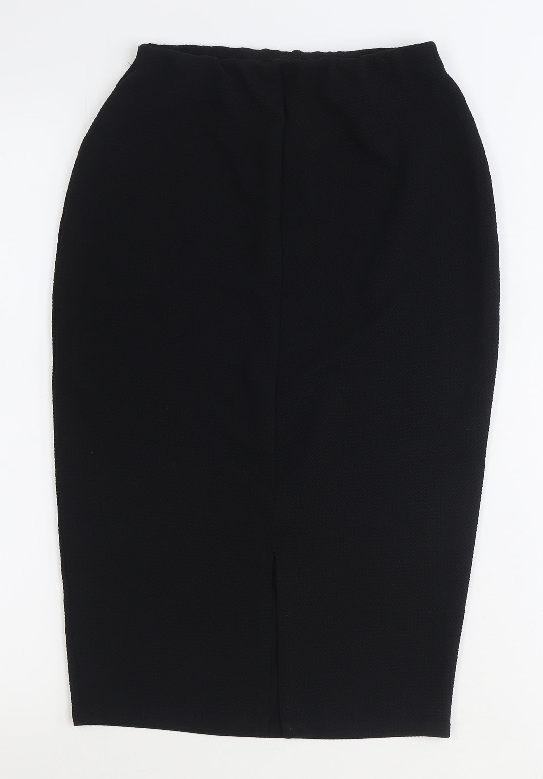Papaya Womens Black Polyester Straight & Pencil Skirt Size 8