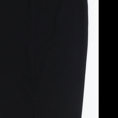Papaya Womens Black Polyester Straight & Pencil Skirt Size 8