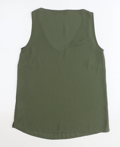 Womens UK Size 8 Marks and Spencer Green Basic Tank