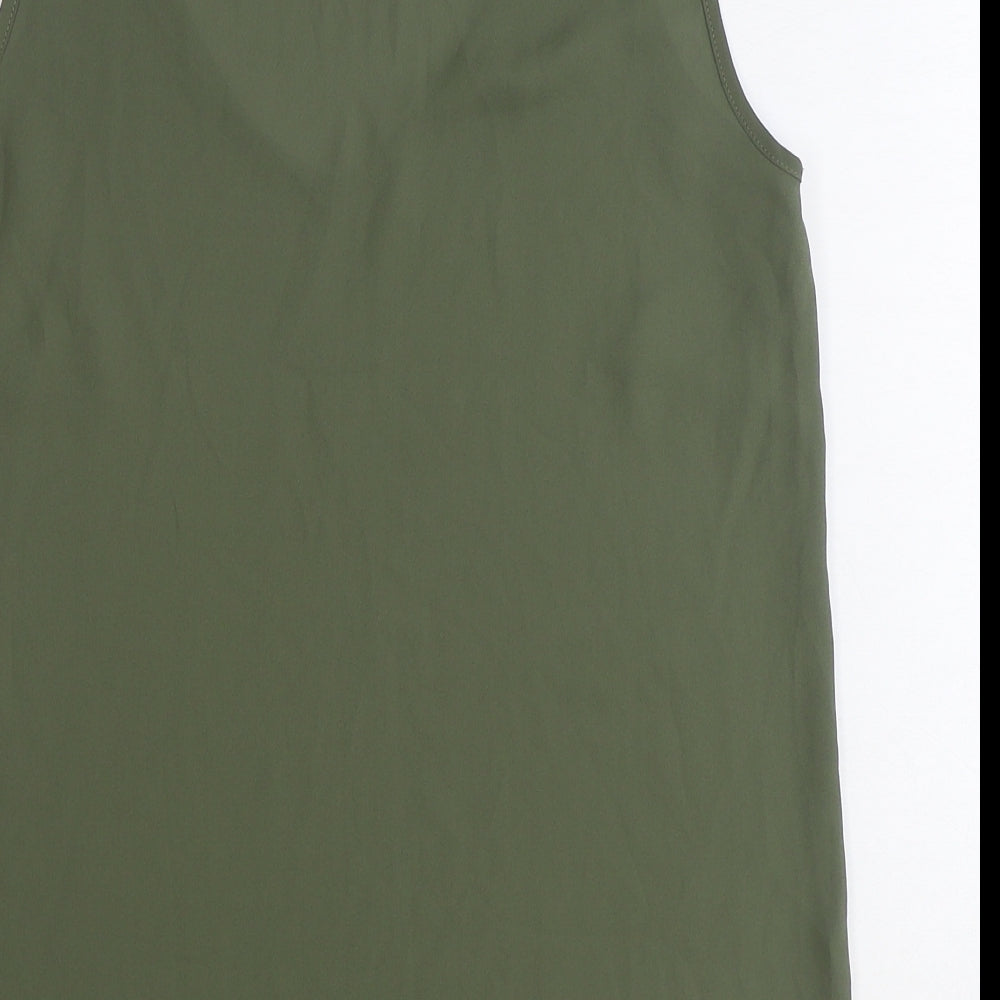 Womens UK Size 8 Marks and Spencer Green Basic Tank