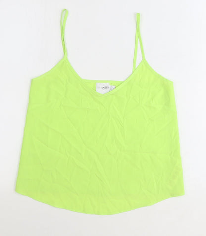 Womens UK Size 6 ASOS Green Basic Tank