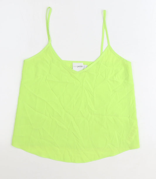 Womens UK Size 6 ASOS Green Basic Tank