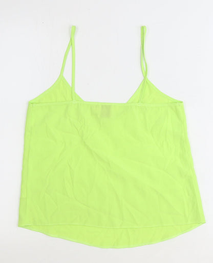 Womens UK Size 6 ASOS Green Basic Tank