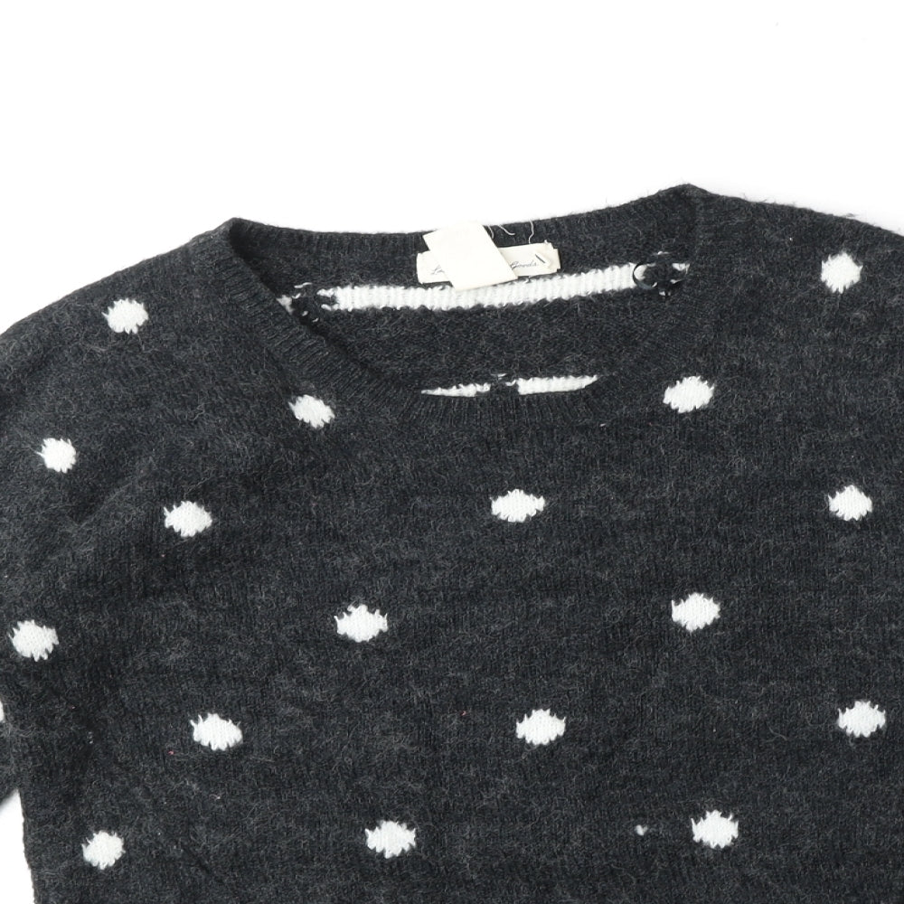 Womens UK Size XS H&M Grey Pullover Jumper