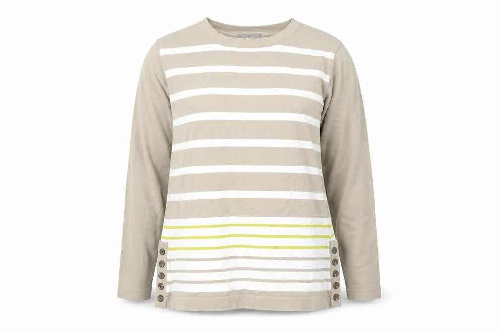 Womens UK Size XL First Avenue Beige Pullover Jumper