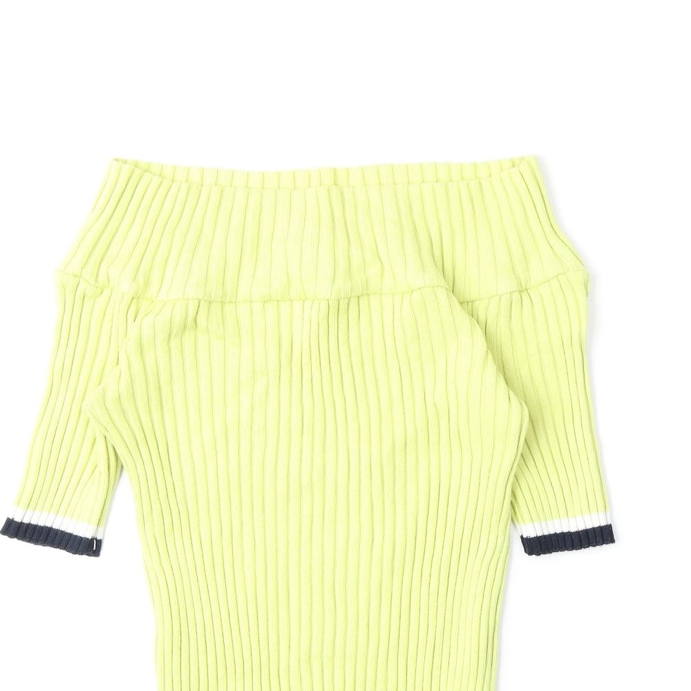 Womens UK Size 12 NEXT Green Basic Tank