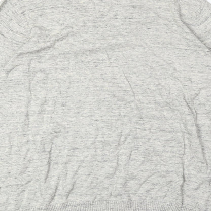 Cedar Wood State Mens Beige Round Neck Cotton Pullover Jumper Size XL