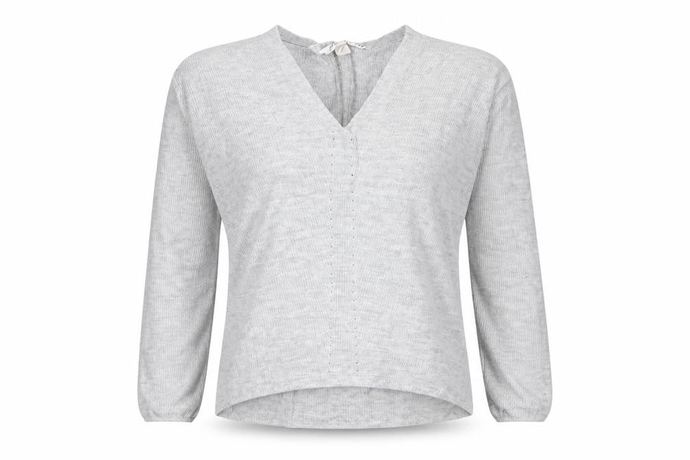 Womens UK Size S H&M Grey Basic T-Shirt