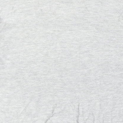 Womens UK Size S H&M Grey Basic T-Shirt