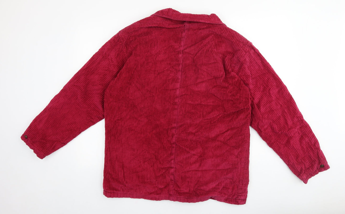 Two Plus One Womens Pink Jacket Size 14 Button